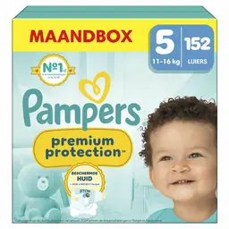 Pampers Premium Protection Luiers Maat 5 – 152 Luiers (Voordeelverpakking)