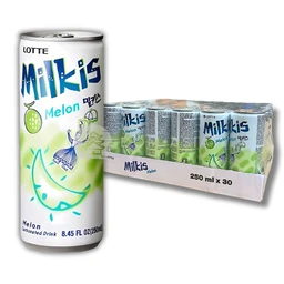 Lotte Milkis Softdrink Melone Dose (KARTON) 250ml×30