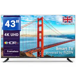 TeeView 4K UHD Smart TV powered by Tizen OS TV43QUT-UK 43 inch