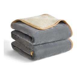 [Nur 9,99 €] Zak wasserdichte Hundedecke für große Hunde, weich und flauschig, 152 x 127 cm, grau