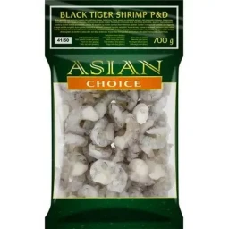 Asian Choice 31/40 Black Tiger Garnelen P&D 1kg (700g netto)