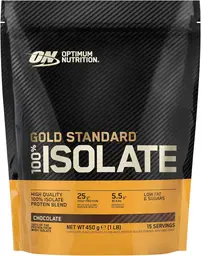 Optimum Nutrition Gold Standard 100% Isolate poudre protéinée chocolat - 450 g - 15 portions