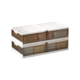 ochama×J.ZAO Underbed Storage Box, 20cm High Seasonal Clothing and Quilt Storage, 2 Pieces