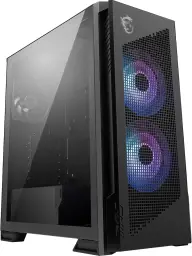 MSI MPG Velox 300R Airflow PZ Black Mid Tower Case