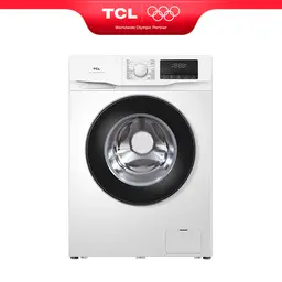 TCL Wasmachine Slim, 6 kg, Slechts 45cm Diep met BLDC Omvormermotor, Stoomwas, Snelwas 15 min, Automatische Gewichtsherkenning, Kleding Toevoegen [Energieklasse B] FF1006WB0