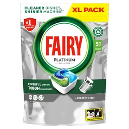 Fairy Platinum All In One Auto Dishwashing Tablet Original 51 Tabs