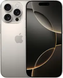 Apple iPhone 16 Pro 256 GB: 5G-Handy mit Kamera-Steuerung, 4K 120 fps Dolby Vision und einem großen Sprung bei der Akkulaufzeit. Kompatibel mit AirPods, natürliches Titan.