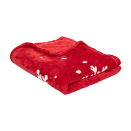 Merry Christmas blanket 130 x 180 cm red