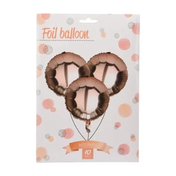 Ballonset Aufblasbarer Folienballon 46 cm Gold