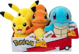Pokémon 20cm plush in themed display, Kanto First Edition