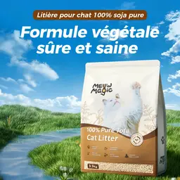 Moewmagic Litière pour chat au tofu - 3,5 kg