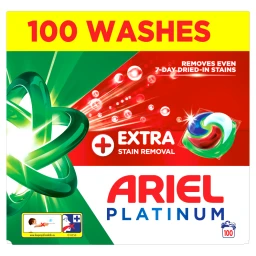 Ariel Platinum PODS, Washing Liquid Capsules 100 Washes