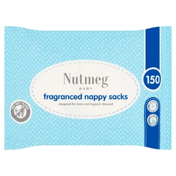 Nutmeg Baby Fragranced Nappy Sacks 150 Pack