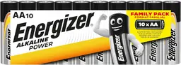 Energizer Batterien AA, Alkaline Power, 10 Stück (Standard)