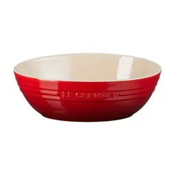 Le Creuset Oval Serving Bowl 29 cm Red