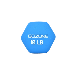 10LB NEOPRENE HEX DUMBBELLS

Non-slip grip with textured surface; contoured handle  comfortable hold