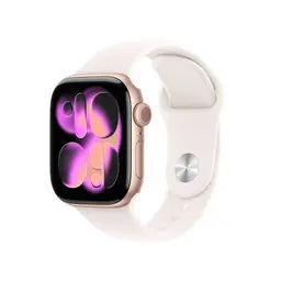 Apple Watch Series 11 GPS 42mm Rose Gold Aluminium Case with Light Blush Sport Band - M/L