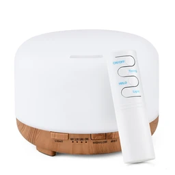 MOOST 2290 Essential Oil Diffuser, 500ML Aromatherapy Diffuser & Humidifier for Home with Timer, Quiet Mist Output, Remote Control, BPA-Free