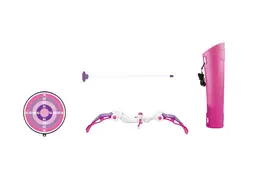 "Mädchen-Sound- und Licht-Bogen-Set mit Pfeilen, ABS+PP-Spielzeug-Set mit Beleuchtung und Soundeffekten"