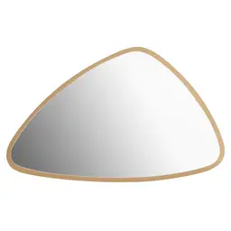 Interiors by Premier Wall Mirror Torino Triangular Gold 35x55cm