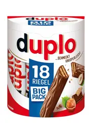 Kinder Duplo Classic Chocolate Bars Big Pack (18 pcs) 327.6g