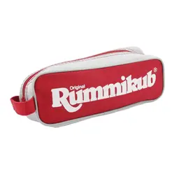 Jumbo Spiele Original Rummikub Reisebeutel - der Spieleklassiker mit kleiner Tasche für Reisen und zum Mitnehmen - Gesellschaftsspiel für Erwachsene und Kinder ab 7 Jahren - 2 bis 4 Spieler