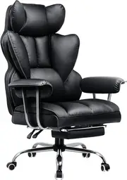 GTPLAYER Gaming Stuhl, Gamer Stuhl, Ergonomischer Bürostuhl mit Fußstütze, Stoffoberfläche, Federsitzkissen, Gaming Chair Gepolstert, Gaming Sessel 150kg Belastbarkeit schwarz