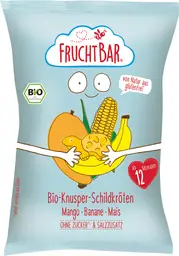 FruchtBar Bio Crunchy Turtle Mango-Banana-Corn (from 12 months) 30 g