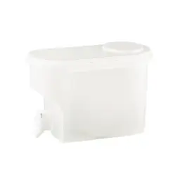  Large 2L Leakproof Water Jug With Handle Fridge Safe Beverage Dispenser White             