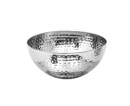 Gehämmerte Edelstahlsalatschüssel Ø 13 cm