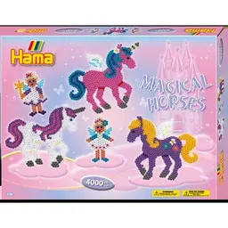Hama Midi Perlen Zauberhafte Pferde Geschenkbox 4000 Stück