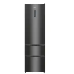 Hisense RM469N4AFEUK 200cm 60/40 Frost Free Fridge Freezer - Black Gloss - E Rated