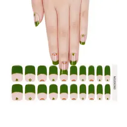 MeoMagic Autocollants pour ongles en gel - Lot de 20 - Modèle 14-155