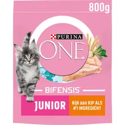 Purina ONE Junior Kattenvoer Kip & Granen 800g