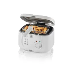 Swan SD6080N 2.5 Litre Deep Fat Fryer with Viewing Window, Easy Clean, Adjustable temperature control, 1800 W, White