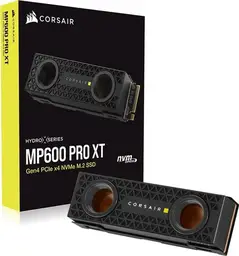 Corsair MP600 PRO XT 2TB Hydro X Edition Gen4 PCIe x4 NVMe M.2 SSD (Sequential Read Speeds of up to 7100 MB/s and Sequential Write Speeds up to 6800 MB/s) Black
