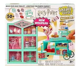 MGA's Miniverse Make It Mini Honeydukes Trolley Harry Potter Mini Collectibles, 50+ Pieces, Resin Craft Game, Replica Food, For Collectors & Children from 8, Not Edible