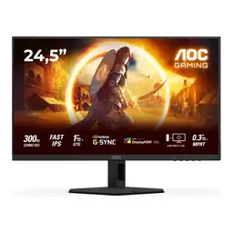 AOC Gaming 25G4SRE - 25 inch Full HD monitor, 300 Hz, 1 ms, G-Sync comp., HDR400 (1920x1080, 2x HDMI 2.0, DP 1.4)