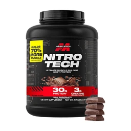 MuscleTech Nitro Tech Whey Protein - 1820 g - Milchschokolade