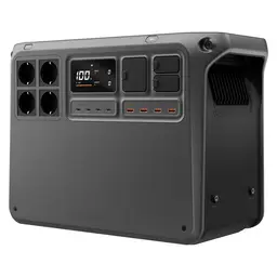 DJI Power 2000 Tragbare Powerstation 2048Wh 3000W Solargenerator, LiFePO4-Batterie, Kompaktgröße, in 45 Minuten von 0 % auf 80 % aufgeladen, Notstromaggregat für Zuhause, Camping/Wohnmobil/Notstromversorgung