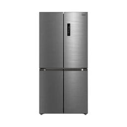 [Free Installation] Midea MDRF632FIE46 84cm Wide Wifi Connected Total No Frost Multi Door American Fridge Freezer, Inox, E Rated