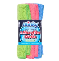 Minky Multi  Purpose 4 Microfibre Cloths