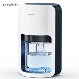 Déshumidificateur semi-conducteur CONOPU CS06, 1200ml, ultra-silencieux, dégivrage automatique, LED 7 couleurs, compact pour les pièces de 10-15m².