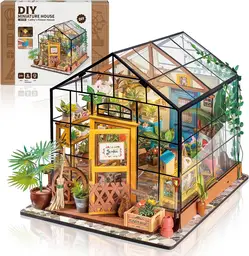 Robotime Rolife Cathy's blumenhaus DIY puppenhaus bausatz 23,6 x 17,8 x 18 cm 1 stück