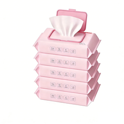 ochama×J.ZAO EDI Reines Wasser Reinigungs Feuchttücher, 400 Tücher (80 Tücher*5 Packungen), Perlenstruktur Reinigung Sanfte Feuchttücher Sanft Reinigend EDI Reines Wasser Feuchttücher