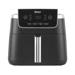 Ninja PRO Air Fryer, 4.7L Capacity, Single-Basket Hot Air Fryer, 4-in-1 Functionality, for 1-2 Servings, Digital Controls, Cook from Frozen, Non-Stick Drawer & Crisper Basket, Black AF140EU​