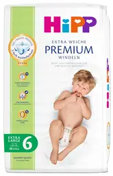 HiPP Extra Soft Premium nappies size 6 Extra Large (13kg+) 40 pieces