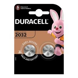 Duracell CR2032 3V Lithium Coin Batteries - 2 Pack