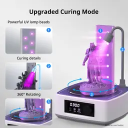 Anycubic Wash & Cure 3 2-in-1 Wasch- und UV-Härtungsmaschine für LCD/DLP/SLA Resin 3D-Drucker Waschgröße 165 × 100 × 180 mm