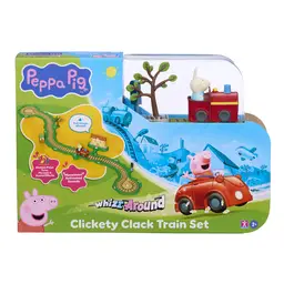 Peppa Pig Whizz Around Clickety Clack Train Set